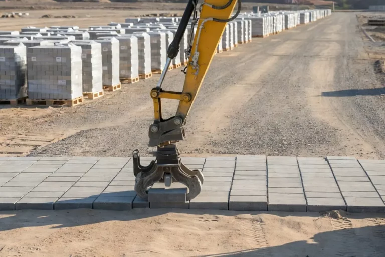 Dlaczego logistyka materiału decyduje o&nbsp;tempie i&nbsp;powtarzalności układania kostki betonowej